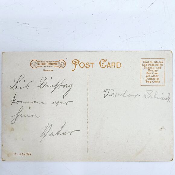 Early 1900's Antique Postcard Omaha Baby Sioux Native American Nebraska Unposted - Picture 2 of 4